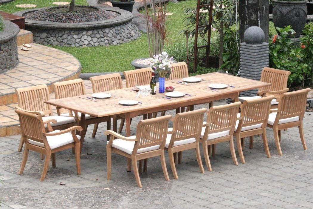 Extending Teak Patio Table Vs Fixed Length Dining Table – Pros And For Extending Outdoor Dining Tables (Photo 1 of 20)