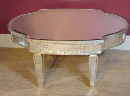 Fantastic Best Art Coffee Tables Intended For Mirrored Coffee Tables Art Deco Mirrored Furniture (View 46 of 50)