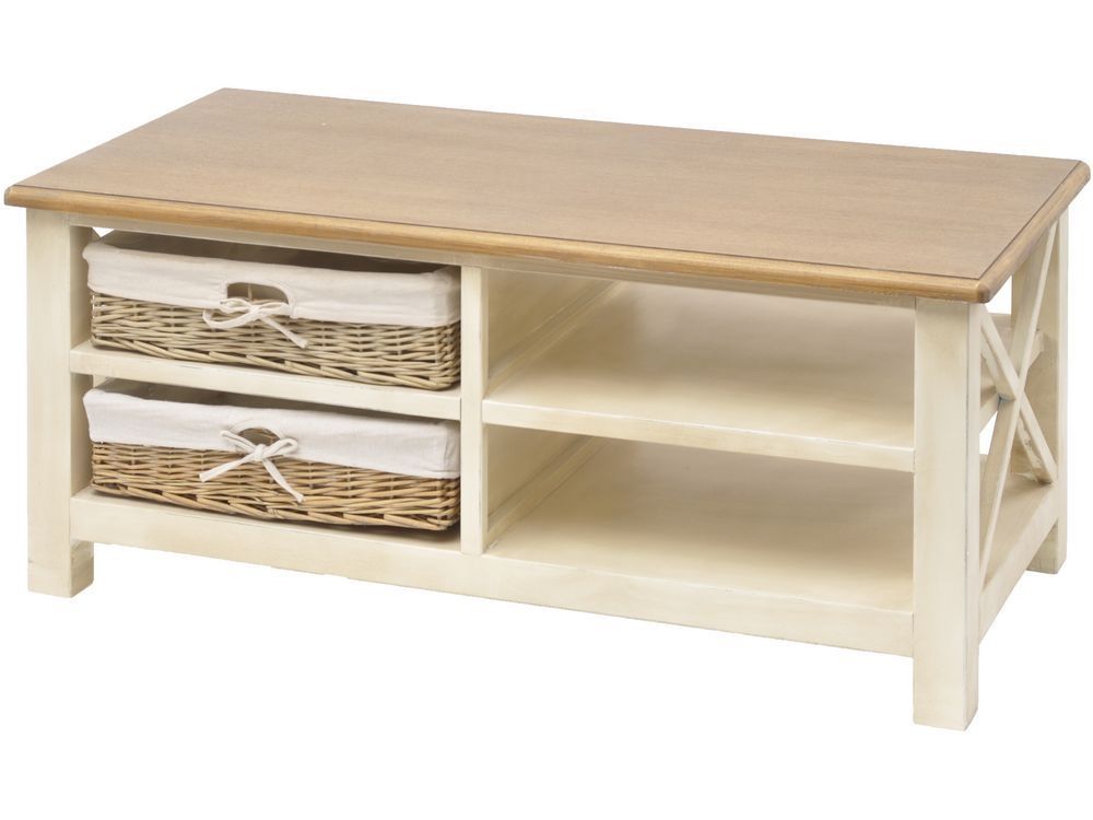 Fantastic Best Cream Coffee Tables With Drawers Regarding Country Coffee Table (Photo 12 of 50)