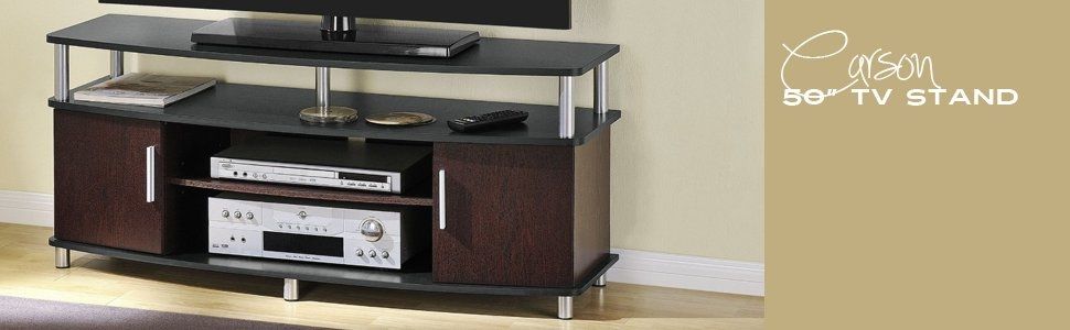 Fantastic Best TV Stands For 43 Inch TV Throughout Amazon Ameriwood Home Carson Tv Stand For Tvs Up To 50 Inches (Photo 21640 of 35622)