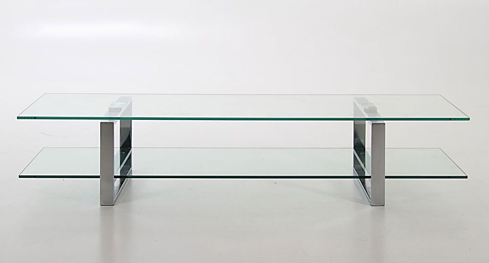 Fantastic Best White Glass TV Stands Pertaining To Modern Stylish Clear Glass And Chrome Tv Table Tv Stand With (Photo 47 of 50)