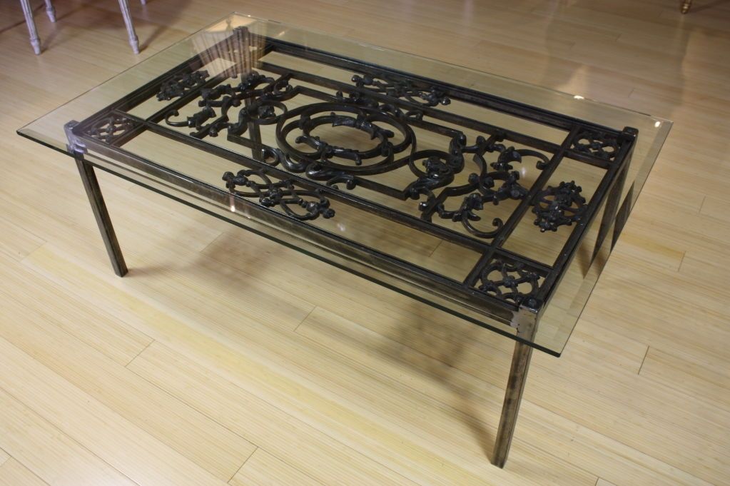 Fantastic Brand New Vintage Glass Top Coffee Tables Throughout Metal And Glass Coffee Table Vintage Glass Coffee Table Glass (View 19 of 50)