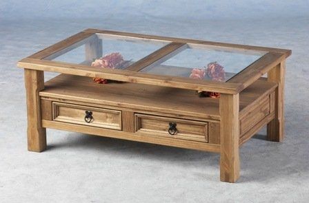 Fantastic Elite Glass Top Display Coffee Tables With Drawers With Regard To Coffee Table Captivating Coffee Table Glass Top Display Drawer (View 28 of 50)