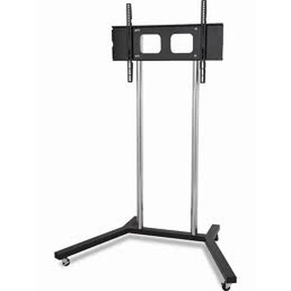 Fantastic Elite TV Stands With Bracket In Homevision Tygerclaw 22 To 60 Mobile Tv Stand With Tv Mounting (Photo 3 of 50)