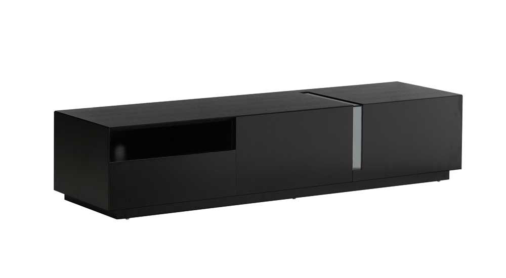 Fantastic Famous Black TV Stands Throughout Tv027 Black High Gloss Tv Stand J M Furniture (View 10 of 50)