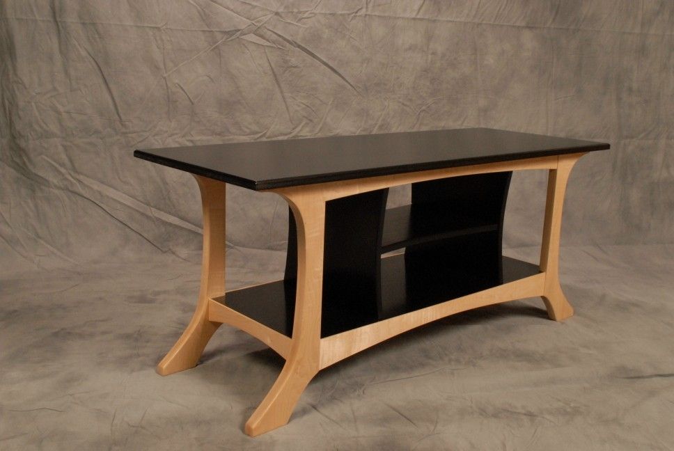 Fantastic Famous Widescreen TV Stands Inside Black And White Wide Screen Tv Stand Finewoodworking (Photo 21229 of 35622)