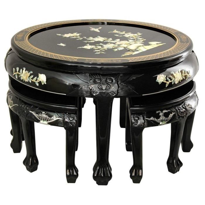 Fantastic Fashionable Asian Coffee Tables Within Vintage Chinese Asian Coffee Table (Photo 29090 of 35622)