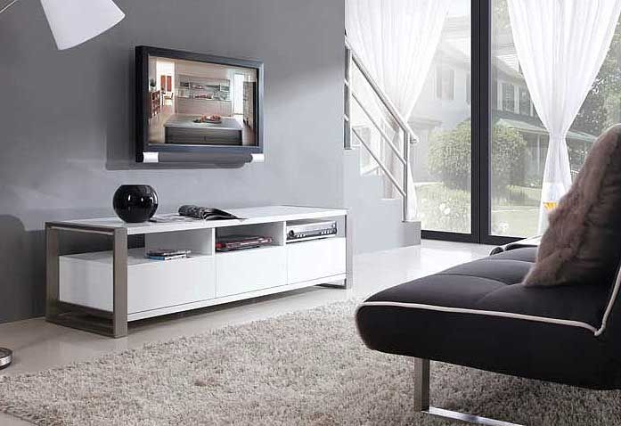 Fantastic Fashionable Contemporary White TV Stands With Modern White Tv Stand Bm4 Tv Stands (Photo 32272 of 35622)