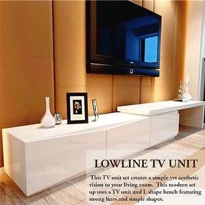 Fantastic Favorite Gloss White TV Cabinets Intended For New High Gloss White Tv Stand Entertainment Unit Lowline (View 23 of 50)