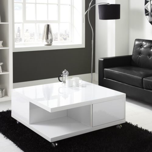 Fantastic Favorite Square Coffee Table Storages Intended For Best 25 White Gloss Coffee Table Ideas On Pinterest Table Tops (Photo 28698 of 35622)