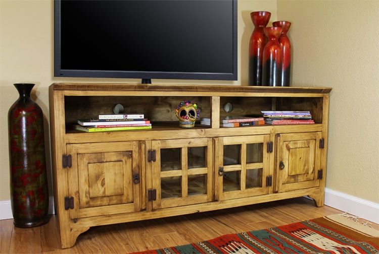 Fantastic High Quality Solid Pine TV Stands Regarding Tv Stands Amazing Unfinished Pine Tv Stand Knotty Pine Corner Tv (View 17 of 50)