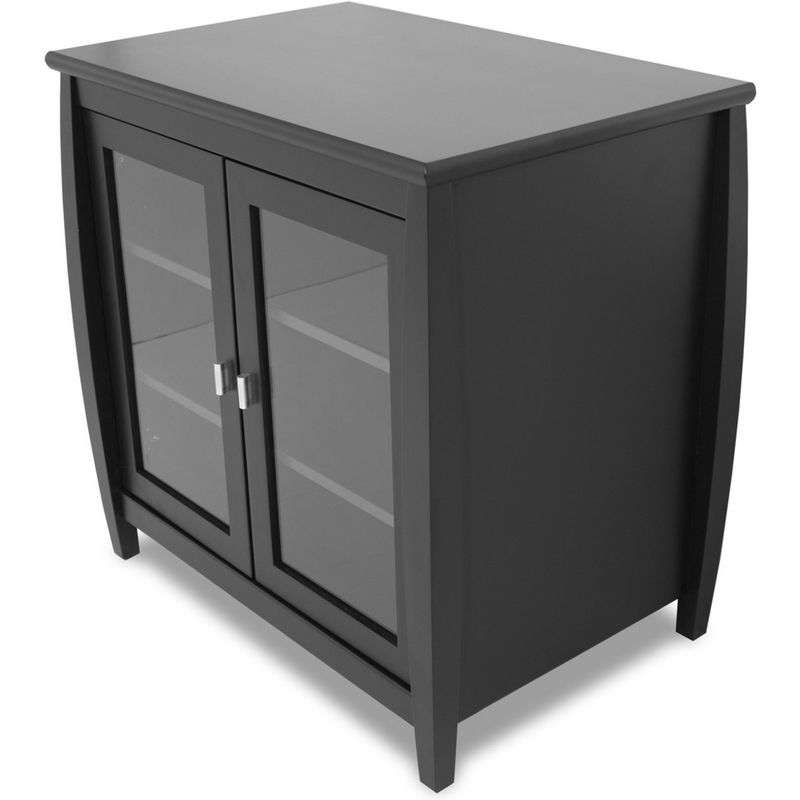 Fantastic Popular Highboy TV Stands For Techcraft Swd30b 30 Highboy Tv Stand In Black Oak (View 10 of 50)