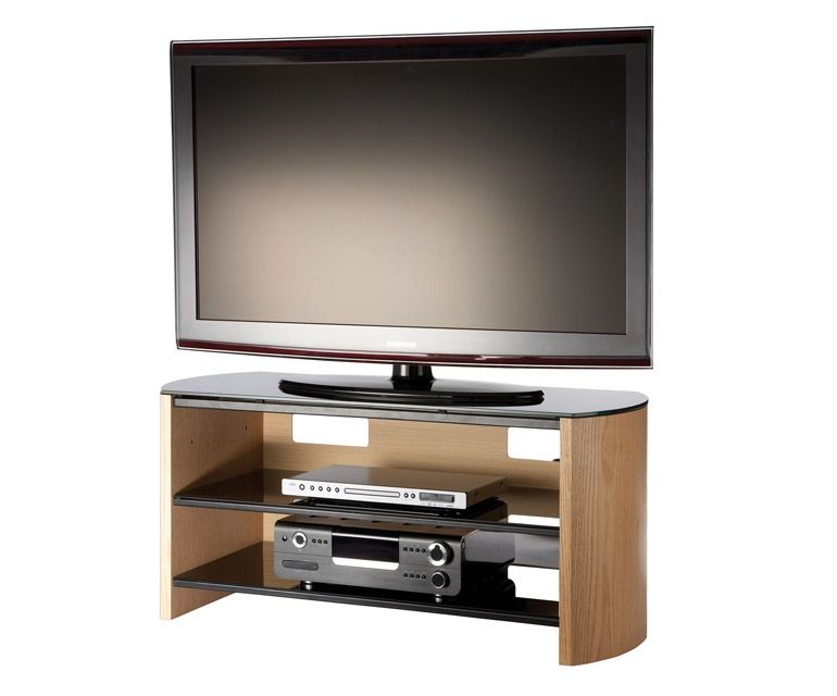 Fantastic Popular Light Oak TV Stands Flat Screen With Alphason Finewoods Fw1100 Light Oak Tv Stand Alphason (Photo 31776 of 35622)