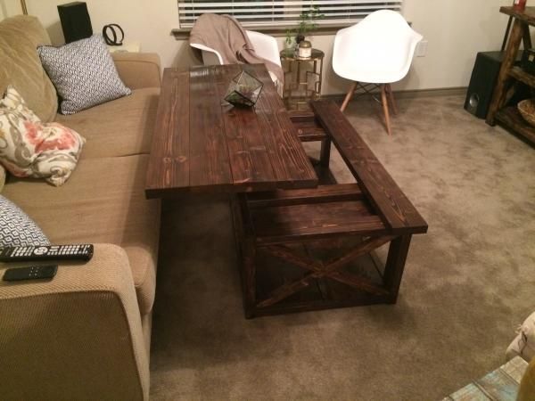 Fantastic Popular Pull Up Coffee Tables Pertaining To Lift Top Coffee Table Do It Yourself Home Projects From Ana (View 48 of 50)