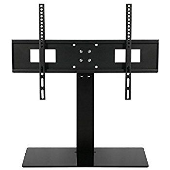 Fantastic Popular Tabletop TV Stands With Amazon Sevenfans Large Free Height Adjustment Universal (Photo 10 of 50)