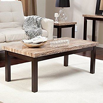 Fantastic Preferred Marble Coffee Tables Inside Amazon Galassia Faux Marble Coffee Table Kitchen Dining (Photo 27739 of 35622)