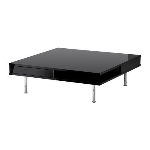 Fantastic Premium High Gloss Coffee Tables Inside Tofteryd Coffee Table High Gloss Black Ikea (View 24 of 40)