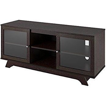 Fantastic Series Of Expresso TV Stands For Amazon We Furniture 58 Wood Tv Stand Storage Console (Photo 22323 of 35622)
