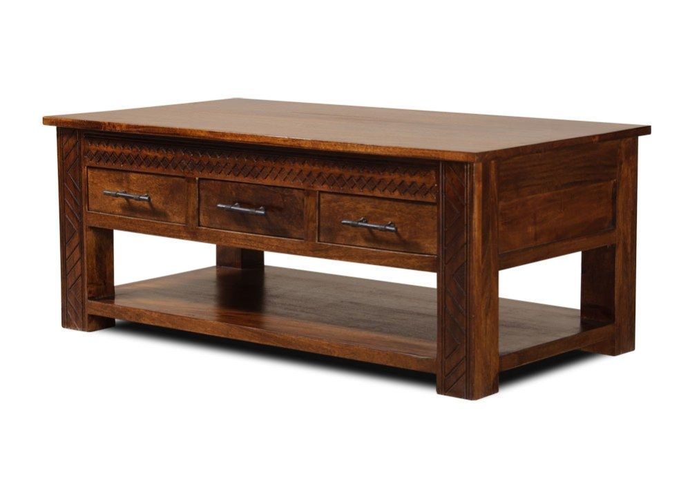Fantastic Series Of Mango Coffee Tables In Carved Mango Wood Coffee Table (View 22 of 50)
