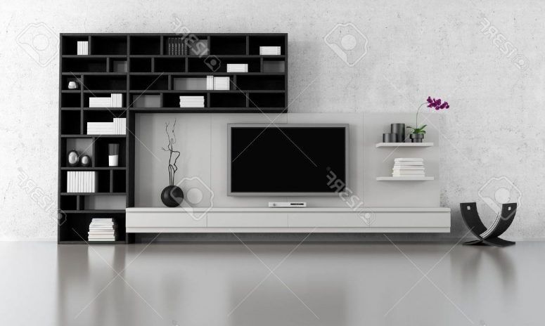 Fantastic Series Of Single Shelf TV Stands Within Tv Stand Ideas For Wall Mounted Tv Safavieh Braided Multi Area Rug (Photo 17734 of 35622)