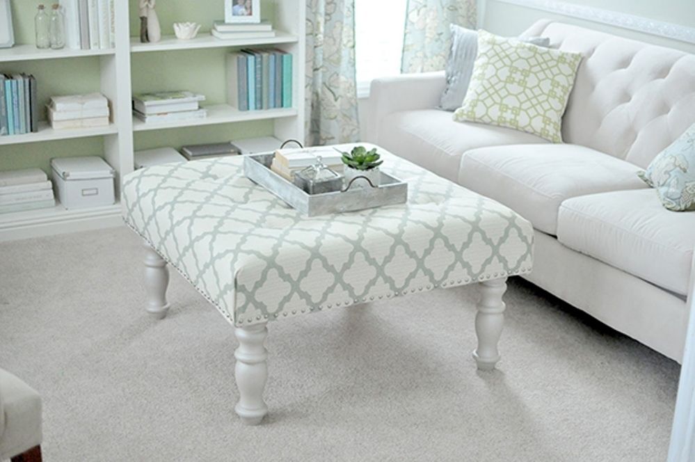 Fantastic Top Fabric Coffee Tables In Diy Ottoman Coffee Table With Storage (Photo 25629 of 35622)