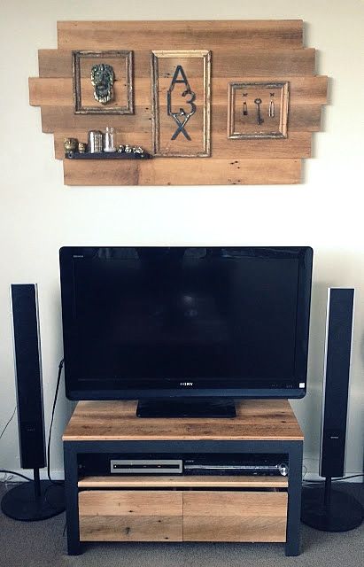 Fantastic Top RecycLED Wood TV Stands In Party Junk 202 Cool Diy Tv Standsfunky Junk Interiors (Photo 25 of 50)