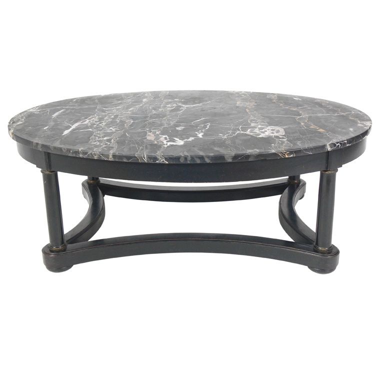 Fantastic Trendy Black And Grey Marble Coffee Tables Pertaining To Black Marble Coffee Table (Photo 4 of 40)