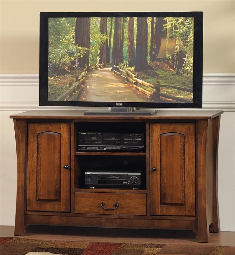 Fantastic Trendy Maple Wood TV Stands Throughout Amish Woodbury 45 55 Tv Stand (Photo 23003 of 35622)