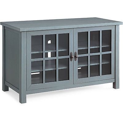 Fantastic Trendy Square TV Stands Regarding Tv Stand For Flat Screens Blue Media Console Square Wood Cabinet (View 21 of 50)