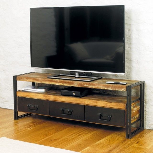 Fantastic Trendy Widescreen TV Stands With Baudouin Shab Chic Widescreen Television Cabinet Up To 6 Ft 8 (Photo 21265 of 35622)
