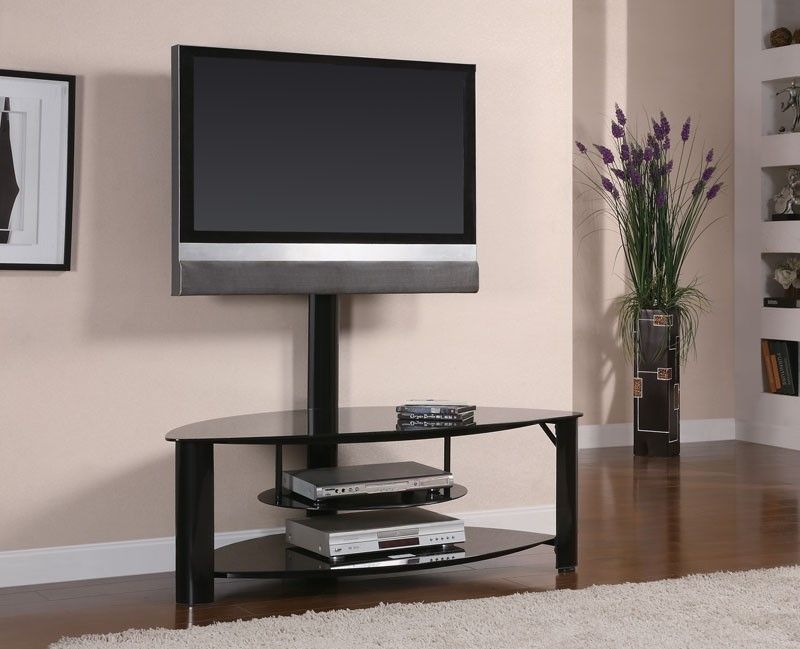 Fantastic Unique Black Glass TV Stands In Tempered Black Glass Tv Stand Tv Stands (Photo 20291 of 35622)