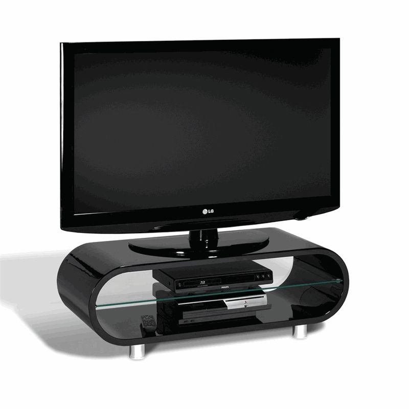 Fantastic Unique Techlink TV Stands Within Techlink Ovid Flat Screen Tv Stand For Screens Up To 50 In Black (View 30 of 50)