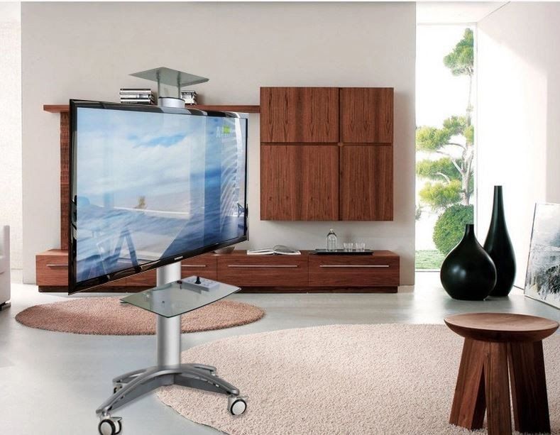 Fantastic Unique Wooden TV Stands With Wheels For Tv Stands Awesome Trolley Tv Stand 2017 Design Tv Trolley On (Photo 28 of 50)
