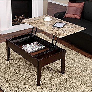 Fantastic Variety Of Top Lift Coffee Tables Throughout Amazon Mainstays Lift Top Coffee Table Color Espresso (Photo 3 of 50)