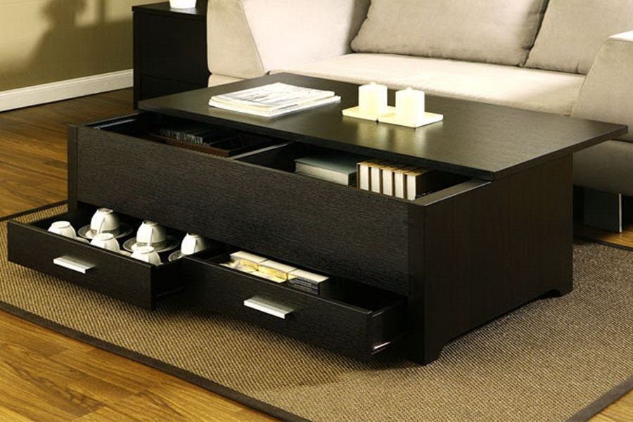 Fantastic Wellknown Black Coffee Tables With Storage Regarding Coffee Table Small Coffee Tables With Storage Home Designs Ideas (Photo 27767 of 35622)
