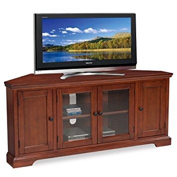 Fantastic Well Known Black Corner TV Stands For TVs Up To 60 With Regard To Amazon Leick Westwood Corner Tv Stand 60 Inch Cherry (Photo 21941 of 35622)