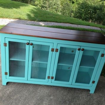 Fantastic Well Known Blue TV Stands Regarding Best Distressed Tv Stand Products On Wanelo (Photo 18453 of 35622)