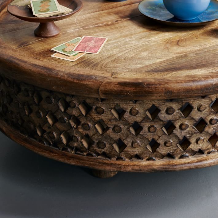 Fantastic Well Known Dark Mango Coffee Tables For Carved Wood Coffee Table West Elm (View 37 of 40)