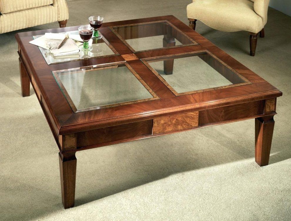 Fantastic Well Known Glass Top Display Coffee Tables With Drawers Pertaining To Pottery Barn Glass Coffee Table Kiurtjohnsonco (Photo 25948 of 35622)