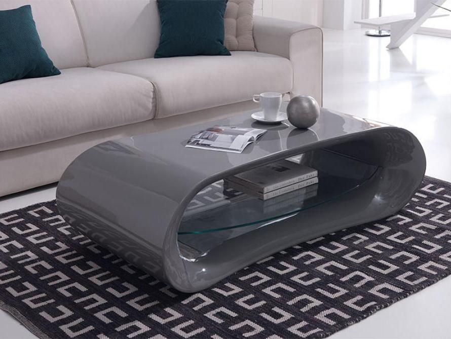 Fantastic Wellknown High Gloss Coffee Tables Intended For Grey Coffee Table (Photo 16663 of 35622)