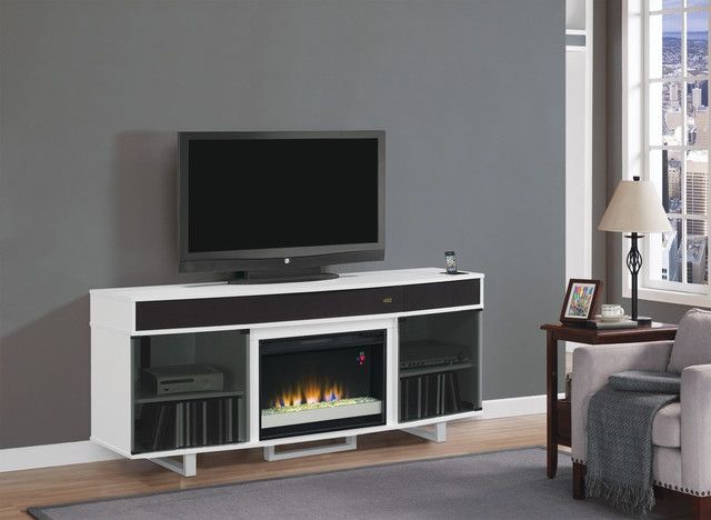Fantastic Well Known Modern Style TV Stands Intended For Modern Style Living Room With Tv Stand Electric Fireplace And (View 22 of 50)