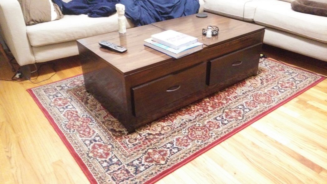 Fantastic Wellknown Swing Up Coffee Tables Throughout Swing Up Coffee Table Walnut Direcsource Ltd D32 0002 32 Wide  (View 18 of 40)
