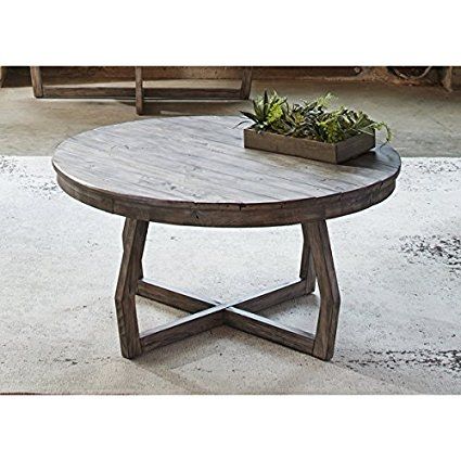 Fantastic Wellliked Gray Wash Coffee Tables Intended For Amazon Cocktail Coffee Tables Transitional Rustic Hayden (View 16 of 40)