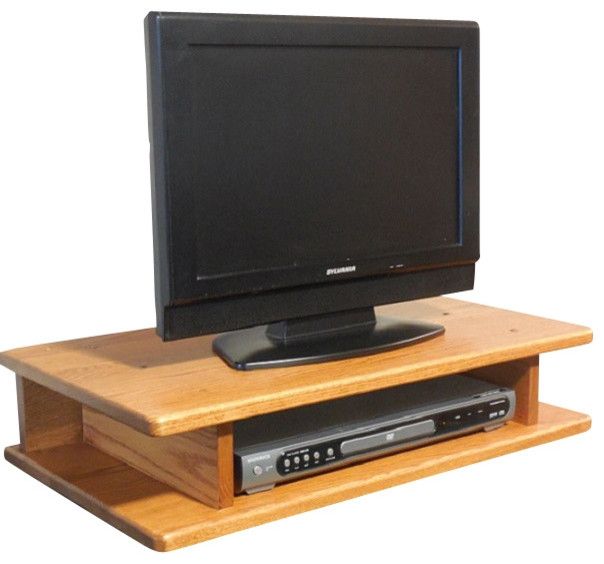 Fantastic Wellliked TV Stands In Oak Within Flat Screen Solid Oak Tv Riser Traditional Entertainment (Photo 32449 of 35622)