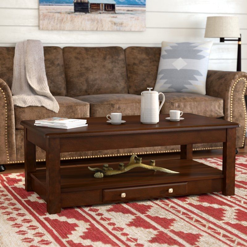 Fantastic Widely Used Top Lift Coffee Tables Intended For Lift Top Coffee Tables Wayfair (View 44 of 50)