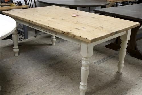 Farmhouse Tables Within Dining Tables With White Legs (Photo 9 of 20)