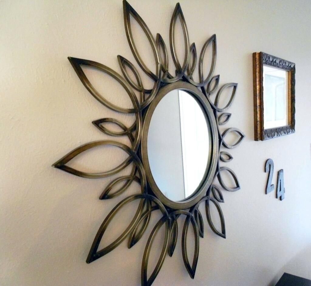 Frameless Fancy Wall Mirrorfancy Mirror Designs Round Mirrors Regarding Fancy Wall Mirror (View 17 of 20)