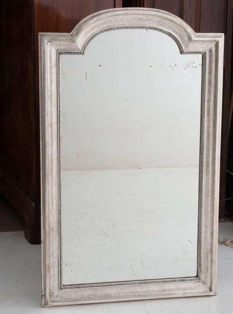 French 19Th Century Louis Philippe Silver Gilt Mirror For Sale At With Regard To Silver Gilt Mirror (Photo 10 of 20)