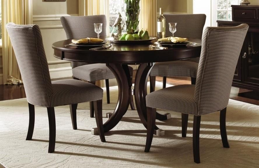 Furniture: Round Glass Dining Table And Chairs Sale Archives Pertaining To 6 Person Round Dining Tables (View 11 of 20)
