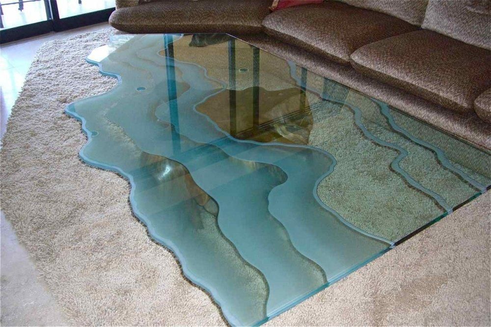 Glass Dining Table – Sans Soucie Art Glass With Regard To Blue Glass Dining Tables (View 13 of 20)